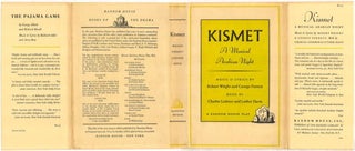 Item #14212 KISMET: A Musical Arabian Night. Charles Lederer, Luther Davis