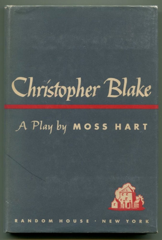 Item #25355 CHRISTOPHER BLAKE A Play. Moss Hart.
