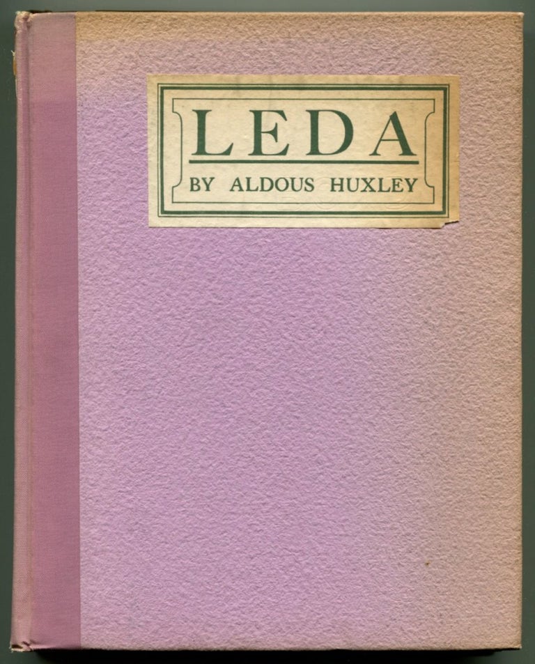 Item #29051 LEDA. Aldous Huxley.