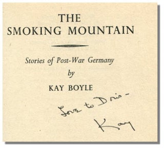 THE SMOKING MOUNTAIN: Stories of Post-War Germany.