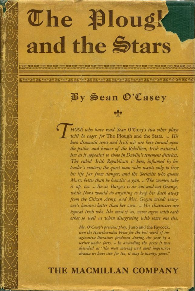 Item #32771 THE PLOUGH AND THE STARS A Tragedy in Four Acts. Sean O'Casey.