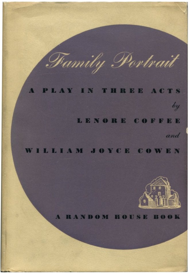 Item #33381 FAMILY PORTRAIT: A Play in Three Acts. Lenore. Cowen Coffee, William Joyce.