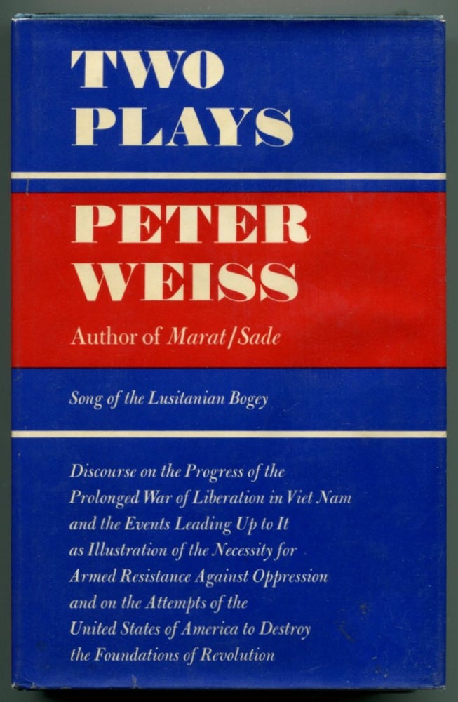 Item #33382 TWO PLAYS. Peter Weiss.