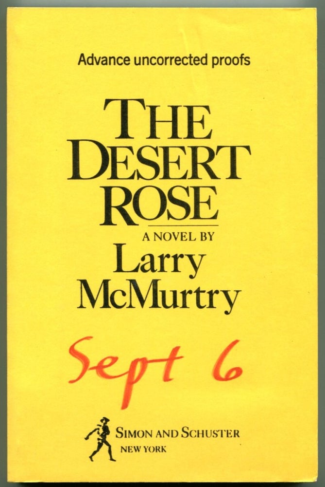 Item #33601 DESERT ROSE. Larry McMurtry.