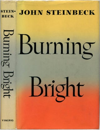 Item #33978 BURNING BRIGHT: A Play in Story Form. John Steinbeck