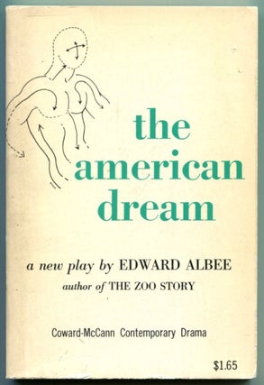 Item #34415 THE AMERICAN DREAM: A Play. Edward Albee