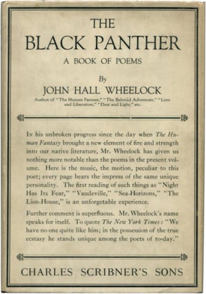 Item #35572 THE BLACK PANTHER: A Book of Poems. John Hall Wheelock