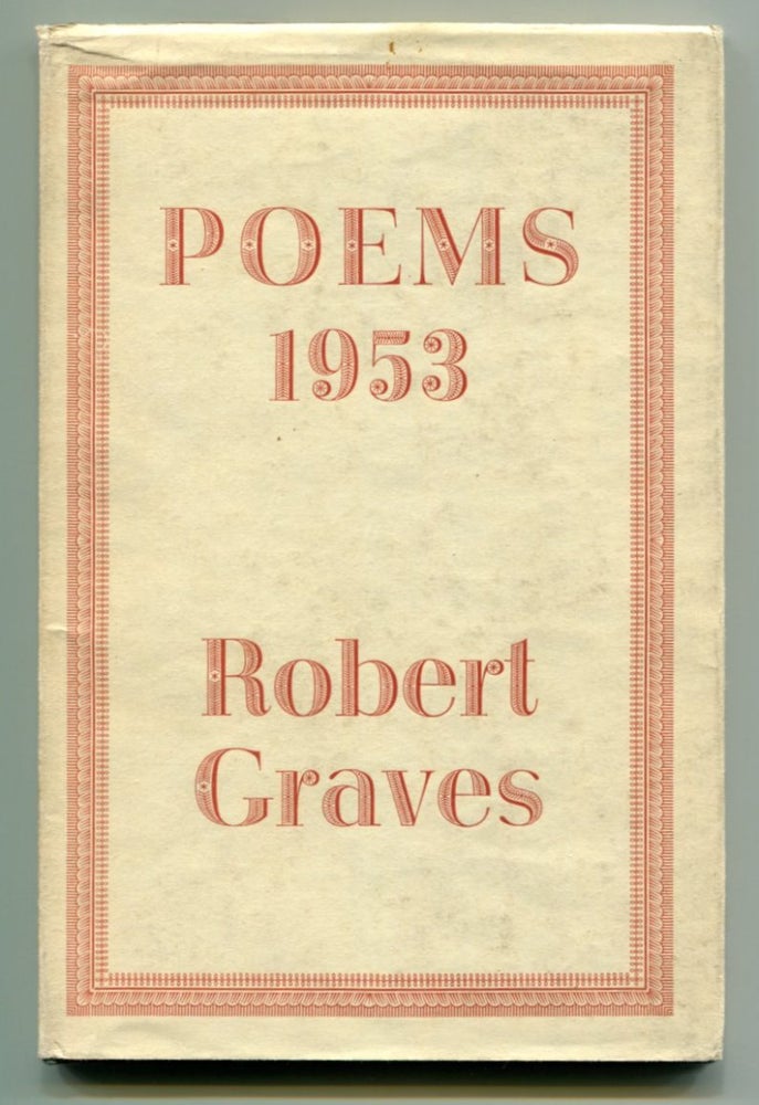 Item #35918 POEMS 1953. Robert Graves.