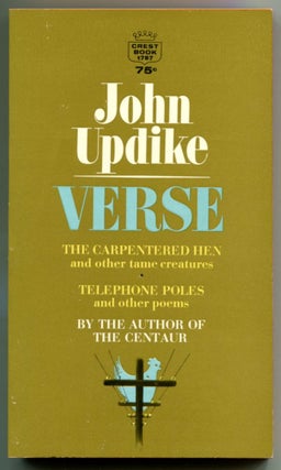 Item #35933 VERSE. John Updike