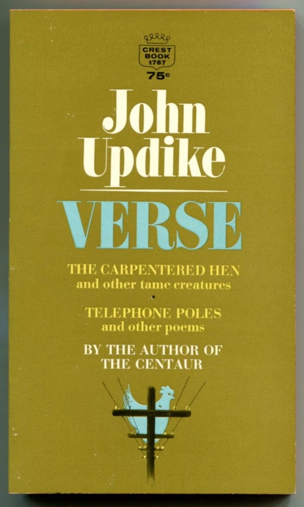 Item #35933 VERSE. John Updike.