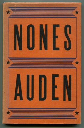 Item #36313 NONES. W. H. Auden
