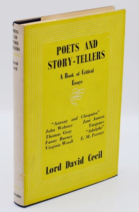 Item #36415 POETS AND STORY-TELLERS. A Book of Critical Essays. Lord David Cecil