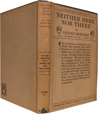 Item #41265 NEITHER HERE NOR THERE. Oliver Herford
