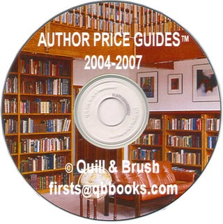 Item #41625 AUTHOR PRICE GUIDES The Complete Set on CD (219 Guides
