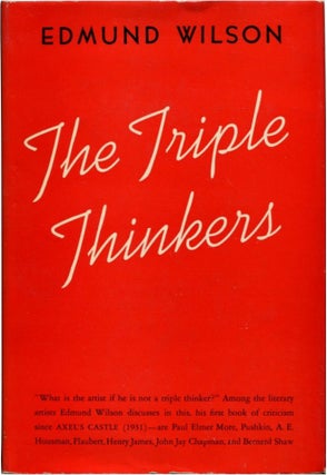 THE TRIPLE THINKERS. Edmund Wilson.