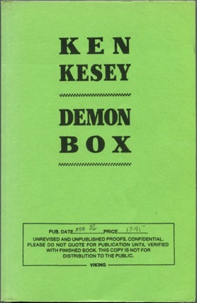 Item #45483 DEMON BOX. Ken Kesey