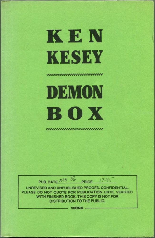 Item #45483 DEMON BOX. Ken Kesey.