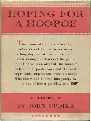 Item #46190 HOPING FOR A HOOPOE: POEMS. John Updike
