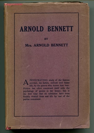 Item #46536 ARNOLD BENNETT. Mrs. Arnold Bennett