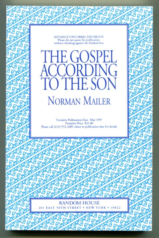 Item #48865 THE GOSPEL ACCORDING TO THE SON. Norman Mailer.