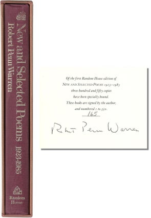 Item #49619 NEW AND SELECTED POEMS 1923-1985. Robert Penn Warren