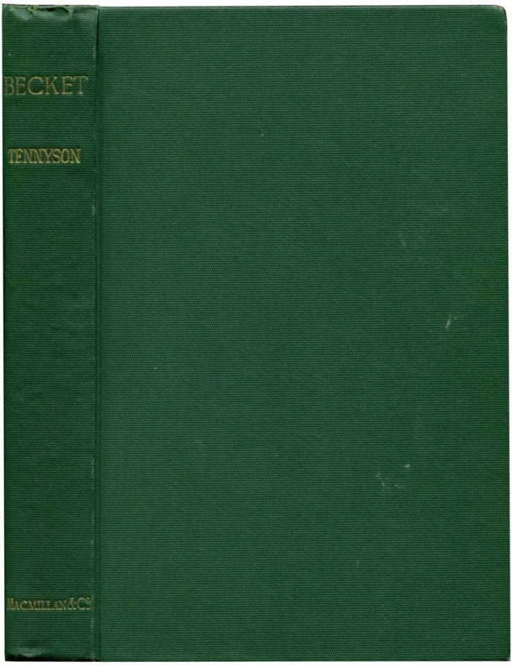 Item #50079 BECKET. Alfred Lord Tennyson.