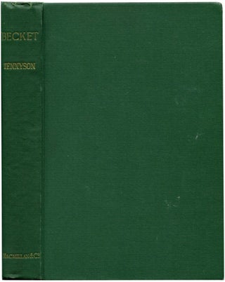 Item #50079 BECKET. Alfred Lord Tennyson
