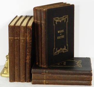 Item #51612 WORKS OF GOETHE: In ten volumes. Johann Wolfgang von Goethe