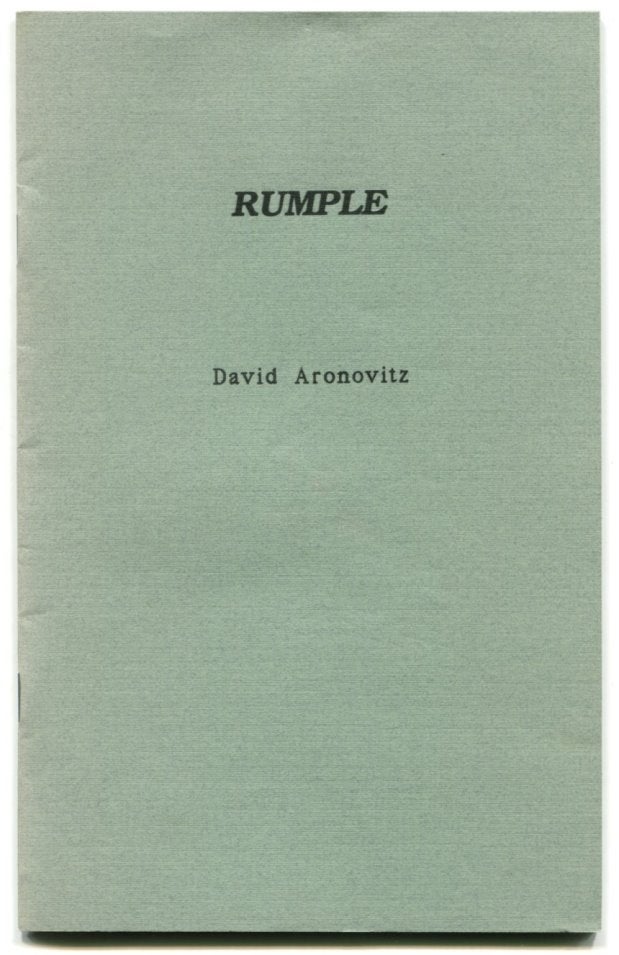 Item #51860 RUMPLE. David Aronovitz.