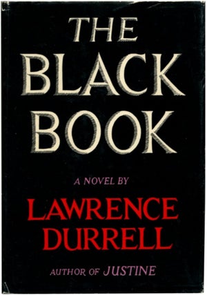 Item #51983 THE BLACK BOOK: (Advance review copy). Lawrence Durrell