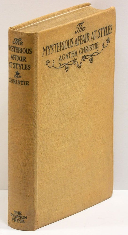 Item #52258 THE MYSTERIOUS AFFAIR AT STYLES. Agatha Christie.