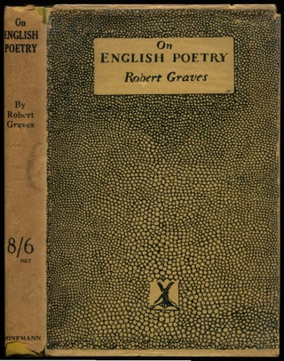Item #52311 ON ENGLISH POETRY. Robert Graves
