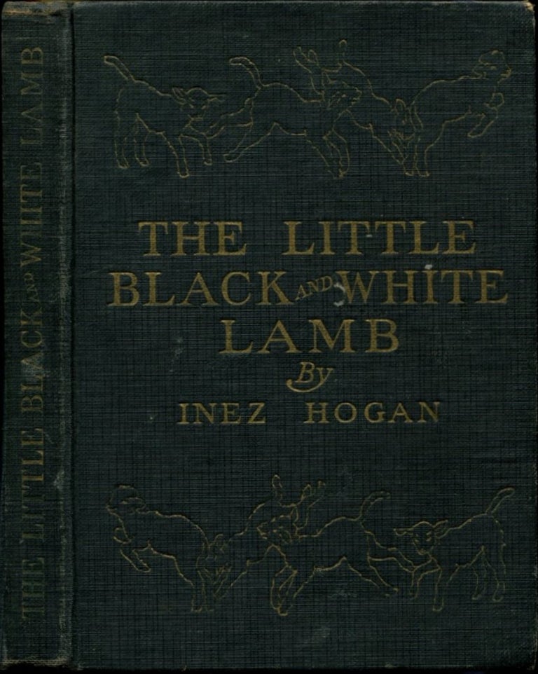 Item #52647 THE LITTLE BLACK AND WHITE LAMB. Inez Hogan.