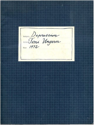 Item #52905 DEPRESSION. Tomi Ungerer