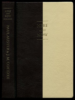 Item #53268 HERE AND NOW: LETTERS 2008 - 2011. J. M. Coetzee, Paul Auster