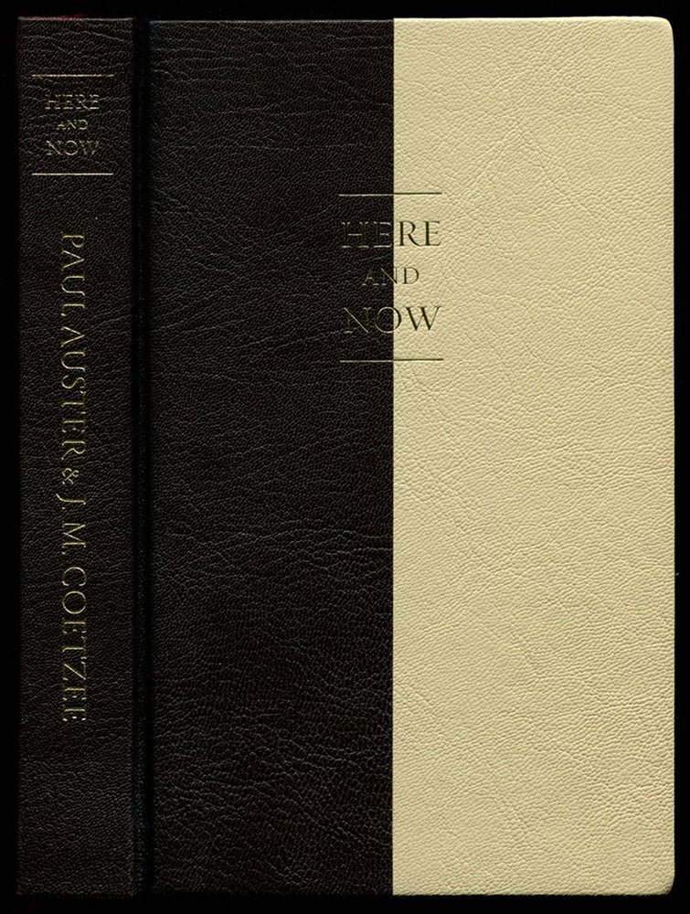 Item #53268 HERE AND NOW: LETTERS 2008 - 2011. J. M. Coetzee, Paul Auster.