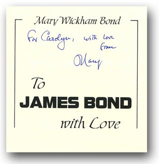 TO JAMES BOND WITH LOVE.
