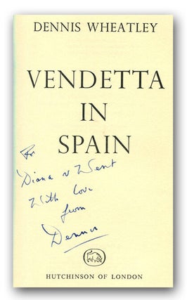 VENDETTA IN SPAIN.