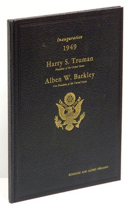 OFFICIAL PROGRAM COMMEMORATING THE INAUGURATION OF HARRY S. TRUMAN AND ALBEN W. BARKLEY: January 20, 1949.