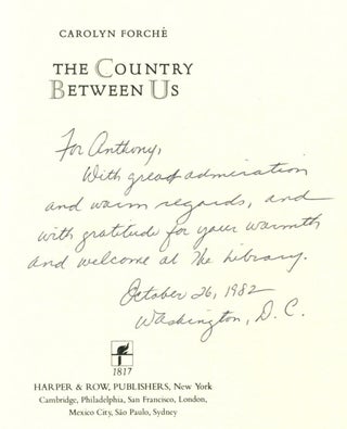 THE COUNTRY BETWEEN US.