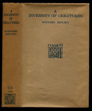 Item #53934 A DIVERSITY OF CREATURES. Rudyard Kipling