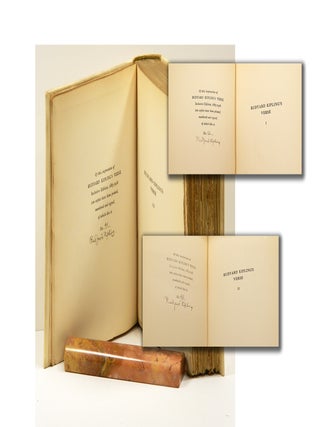 RUDYARD KIPLING'S VERSE: Inclusive Edition 1885-1918; [three volume set -- each one signed].