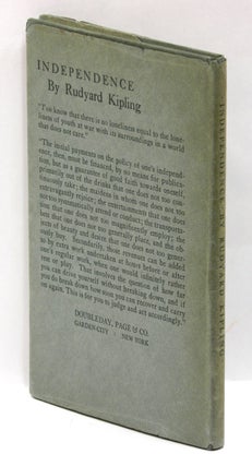 INDEPENDENCE: Rectorial Address Delivered at St. Andrews, October 10, 1923.
