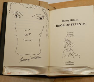 Item #54177 BOOK OF FRIENDS: A Tribute to Friends of Long Ago; [Signed, lettered and with an...