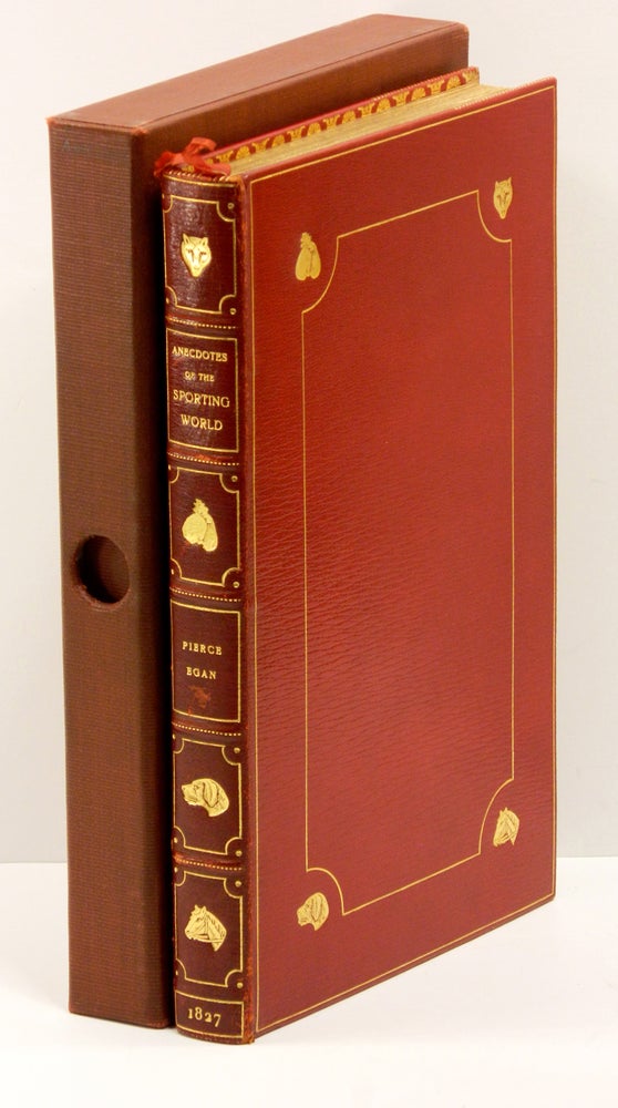 Item #54559 PIERCE EGAN'S ANECDOTES (Original and Selected) OF THE TURF, THE CHASE, THE RING, AND THE STAGE; The Whole Forming A COMPLETE PANORAMA OF THE SPORTING WORLD; Uniting with It a Book of Reference and Entertaining Companion to the Lovers of British Sports. Pierce Egan, Theodore Lane.