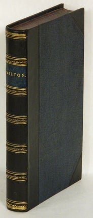Item #54569 THE POETICAL WORKS OF JOHN MILTON; with A Memoir; and Seven Embellishments, Fuseli,...