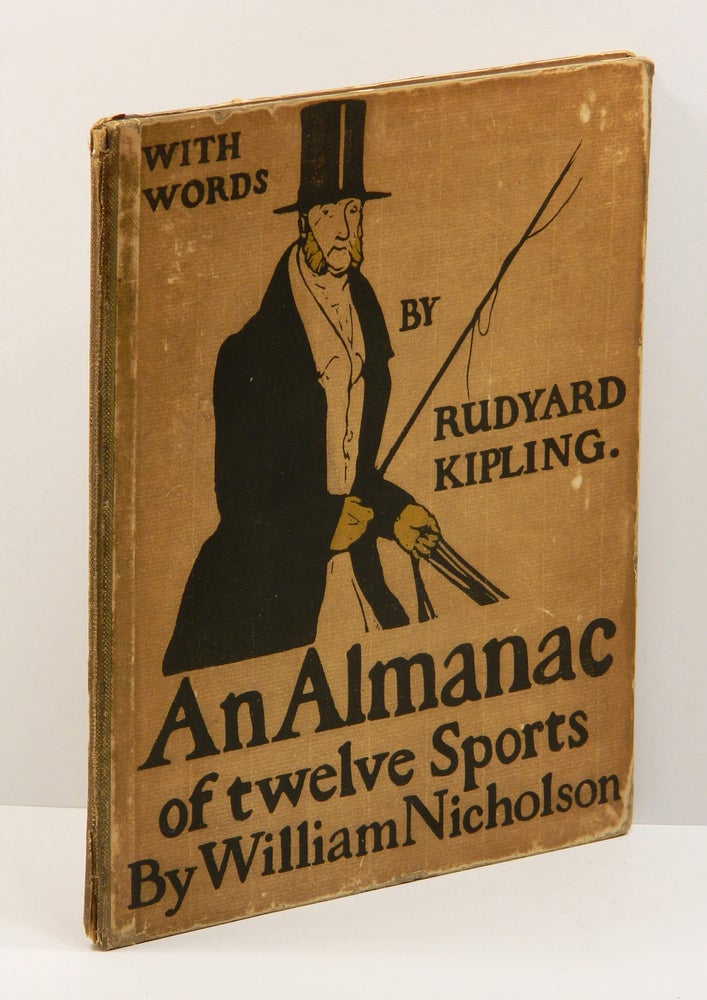 Item #54572 AN ALMANAC OF TWELVE SPORTS. Rudyard Kipling, William Nicholson.