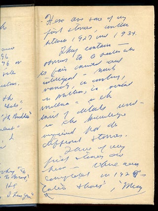Item #54602 CALICO SHOES: And Other Stories; [signed twice & with long inscription about the book...
