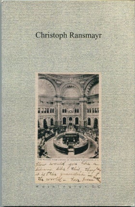 Item #54813 CHRISTOPH RANSMAYR: Presentation at the Library of Congress, Washington, D.C., on...