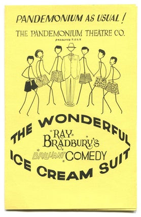Item #54863 THE WONDERFUL ICE CREAM SUIT: Announcement for the 1965 Coronet Theater Production....